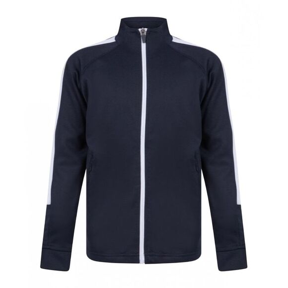 Finden & Hales Childrens/Kids Track Top / Navy/White